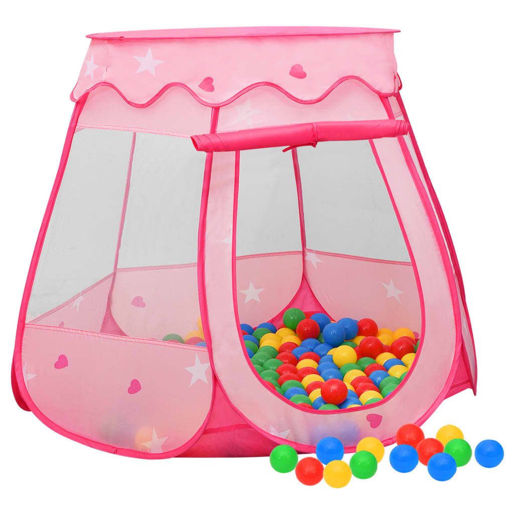 vidaXL Children Play Tent Pink 102x102x82 cm