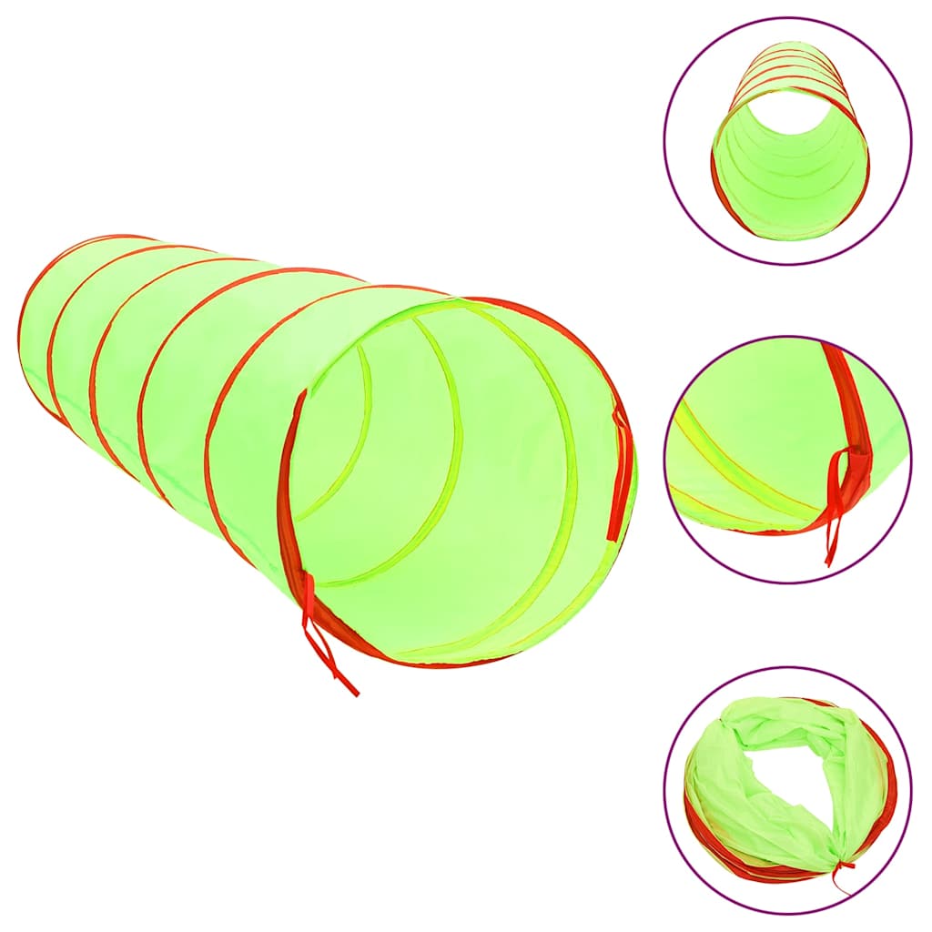 Children Play Tunnel Green 175 cm Polyester