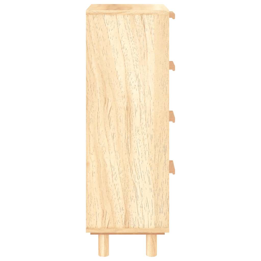 Sideboard | Brown | Engineered Wood, Solid Pine Wood, Natural Rattan