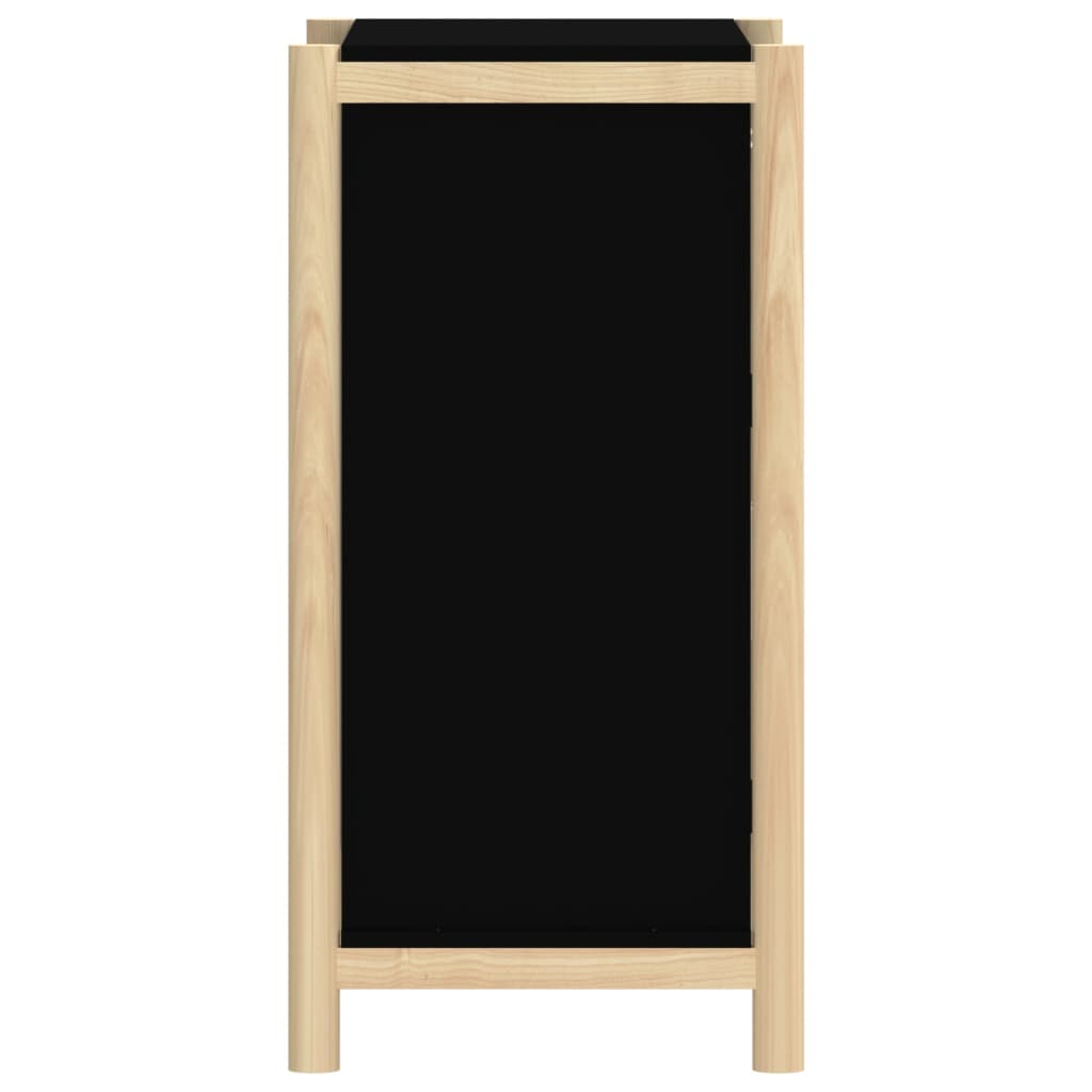 Sideboard Black 62x38x75 cm Engineered Wood