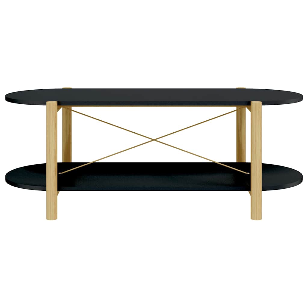 Coffee Table Black 110x48x40 cm Engineered Wood