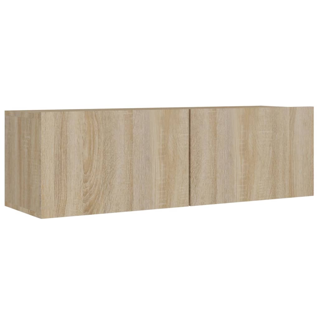 8 Piece TV Cabinet Set Sonoma Oak Engineered Wood