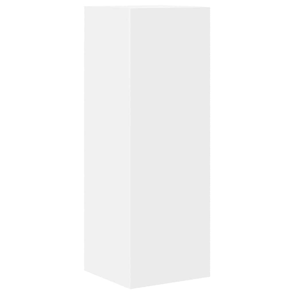 5 Piece TV Cabinet Set White Engineered Wood