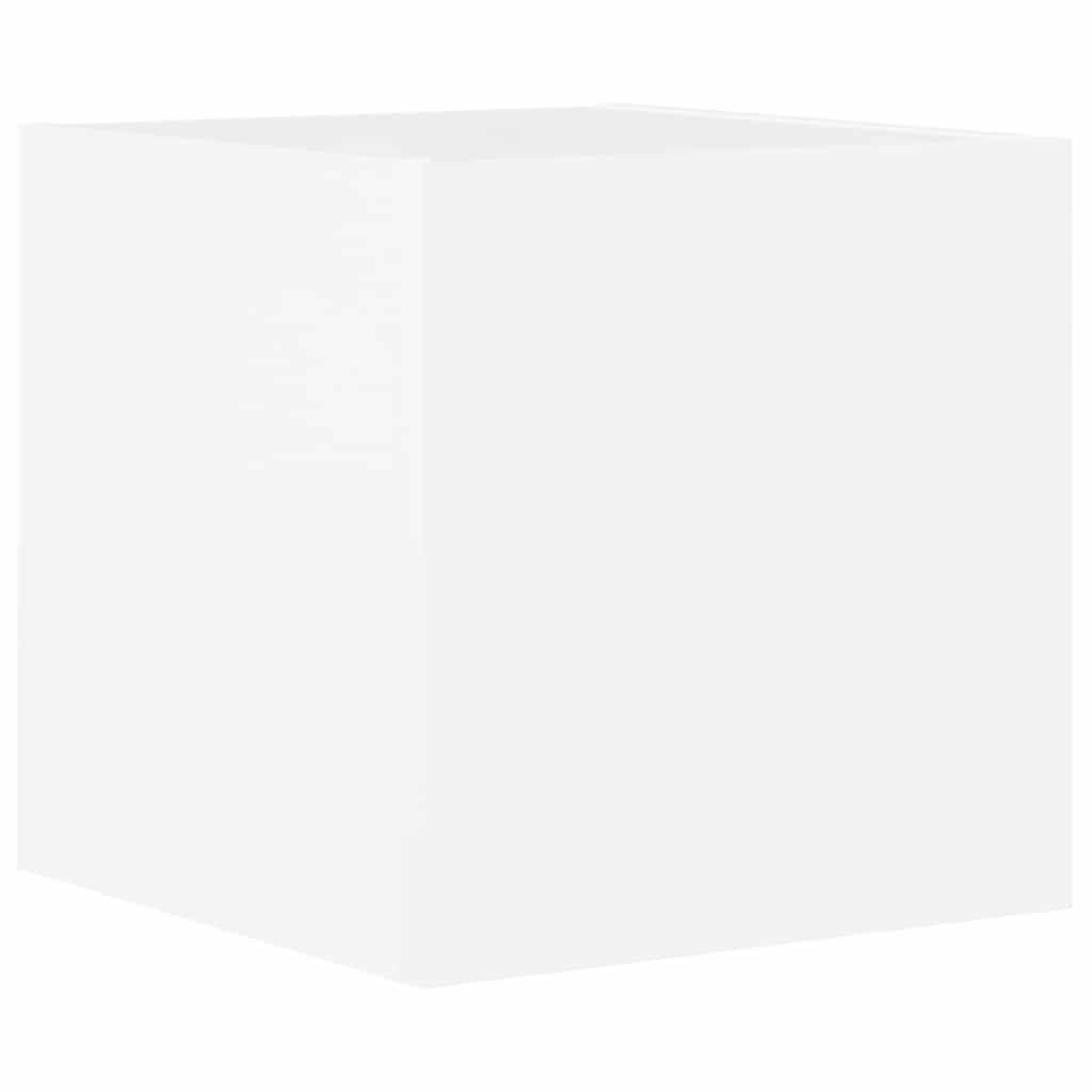 5 Piece TV Cabinet Set White Engineered Wood