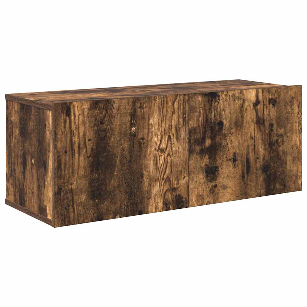 5 Piece TV Cabinet Set Smoked Oak Engineered Wood