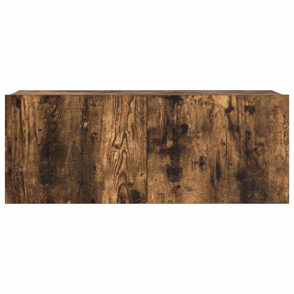 5 Piece TV Cabinet Set Smoked Oak Engineered Wood