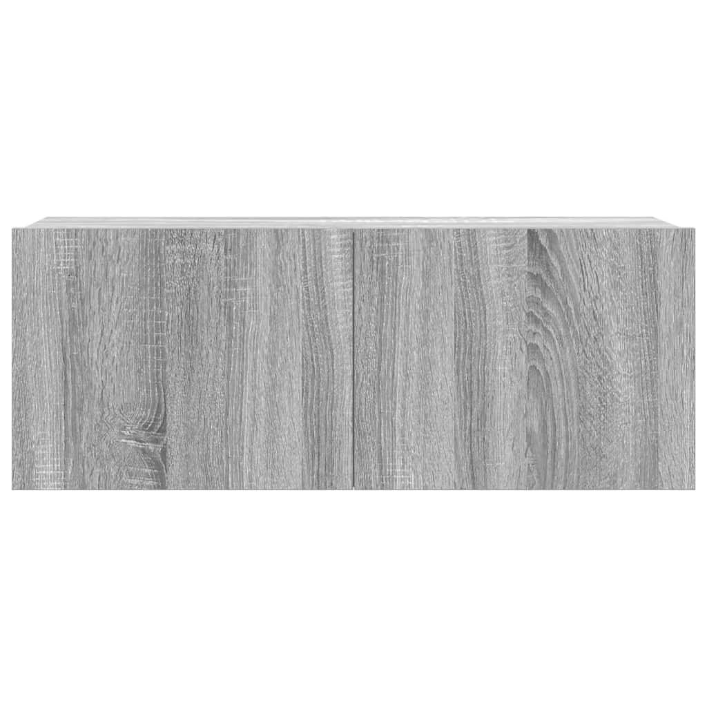 5 Piece TV Cabinet Set Grey Sonoma Engineered Wood