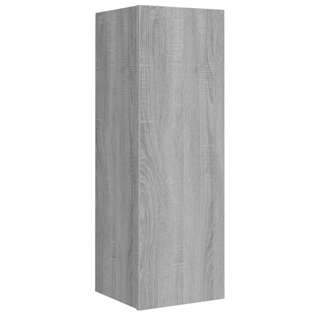 8 Piece TV Cabinet Set Grey Sonoma Engineered Wood
