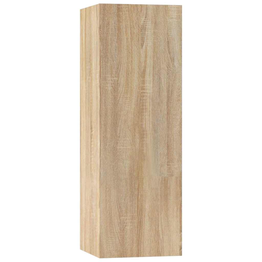 5 Piece TV Cabinet Set Sonoma Oak Engineered Wood