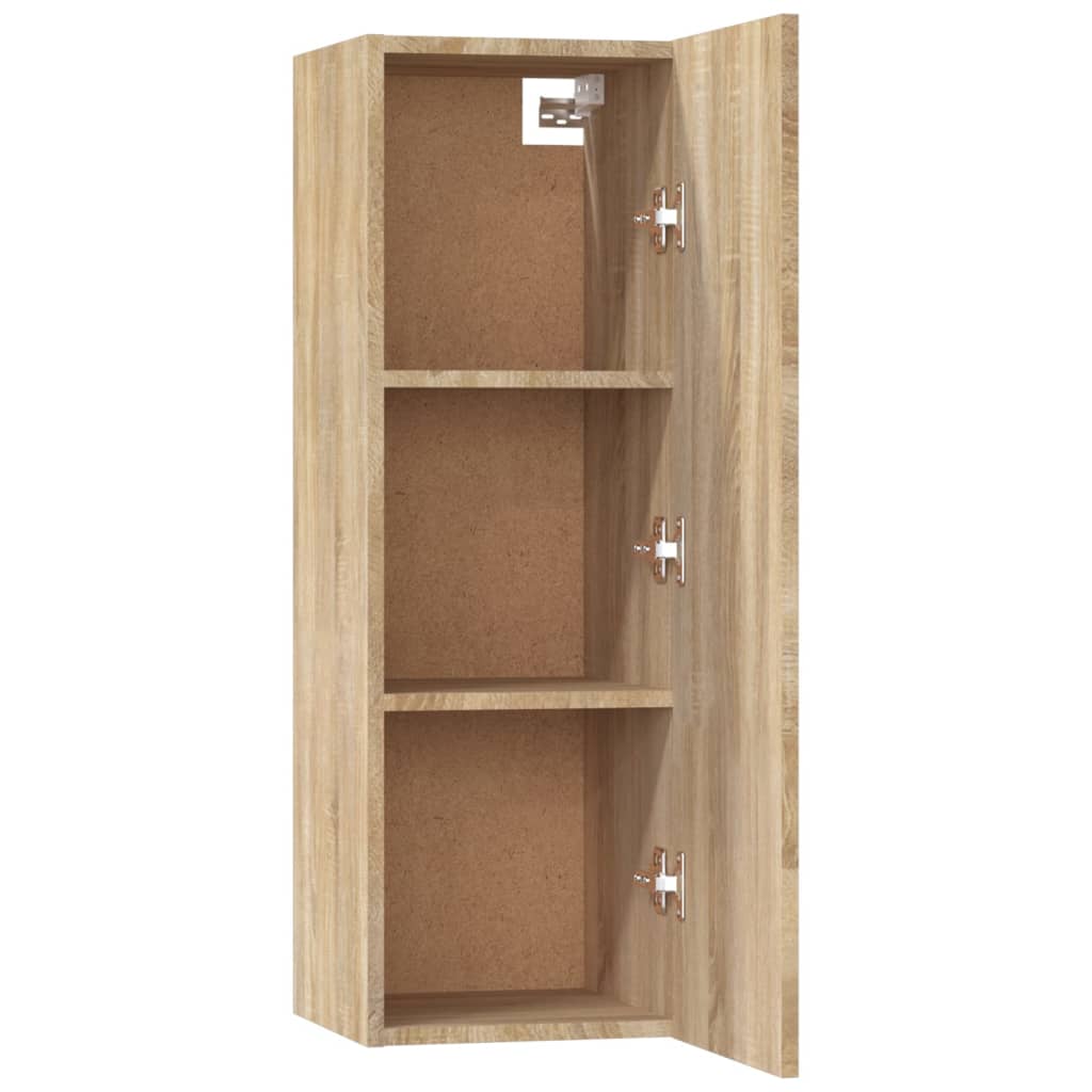 5 Piece TV Cabinet Set Sonoma Oak Engineered Wood