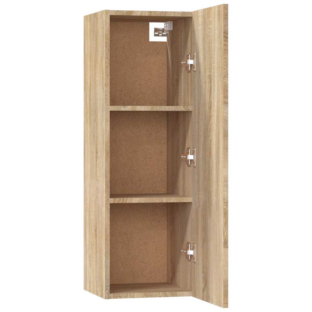 5 Piece TV Cabinet Set Sonoma Oak Engineered Wood