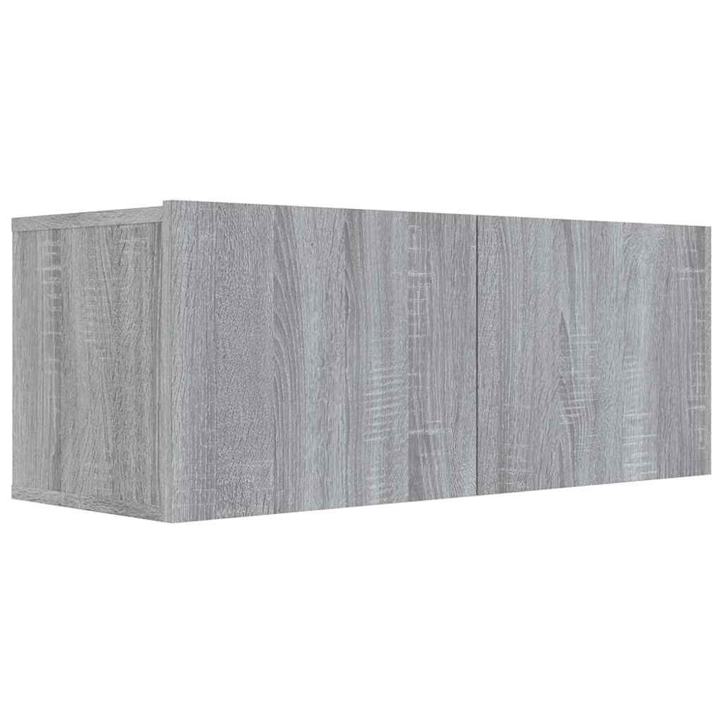 6 Piece TV Cabinet Set Grey Sonoma Engineered Wood