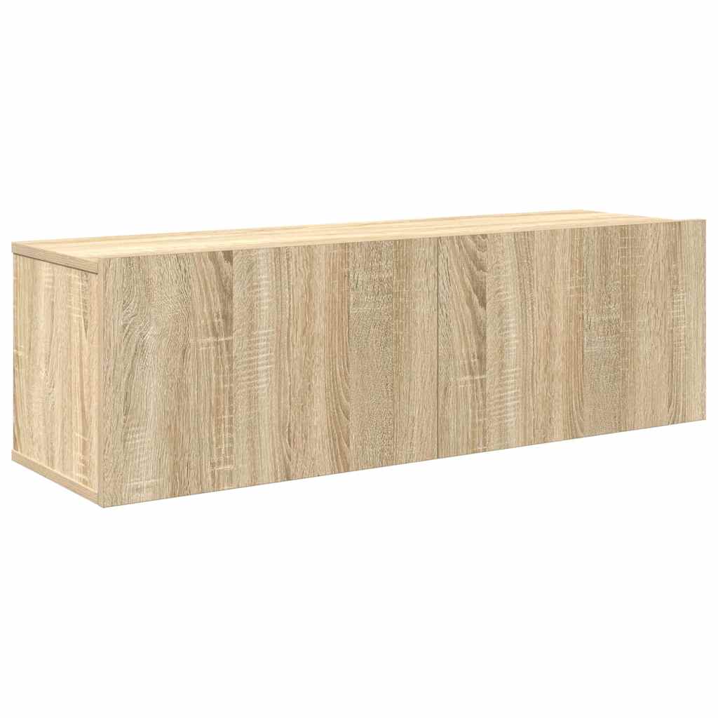 7 Piece TV Cabinet Set Sonoma Oak Engineered Wood