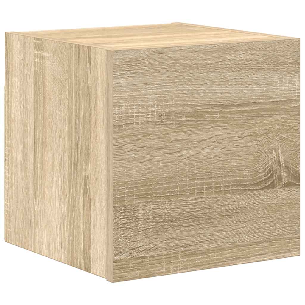 7 Piece TV Cabinet Set Sonoma Oak Engineered Wood