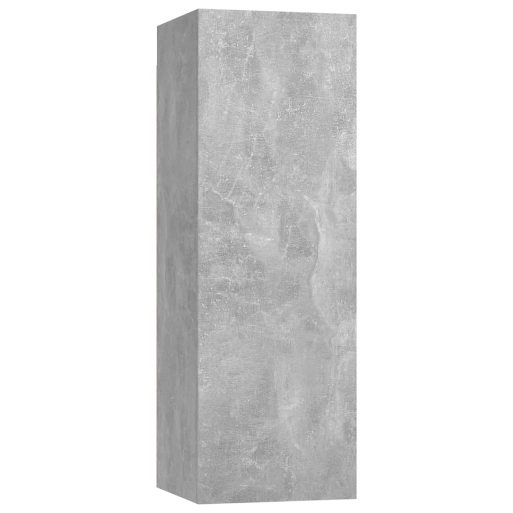 TV Cabinet Set | Set of 6 | Concrete Grey | Engineered Wood | Medium