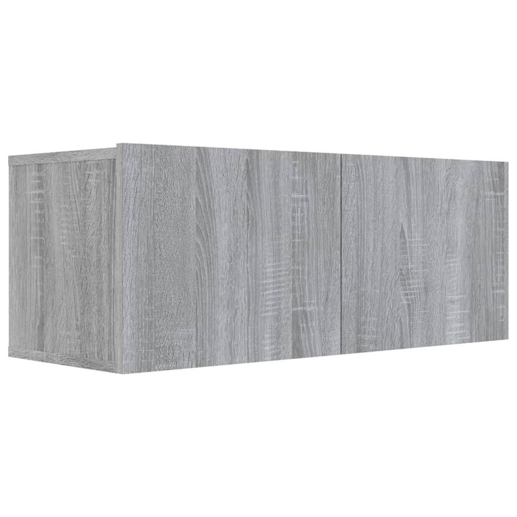 6 Piece TV Cabinet Set Grey Sonoma Engineered Wood