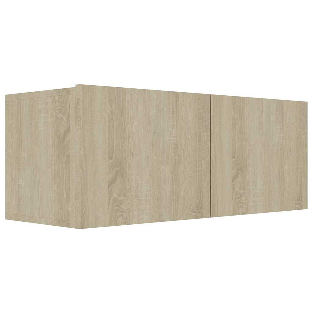 7 Piece TV Cabinet Set Sonoma Oak Engineered Wood