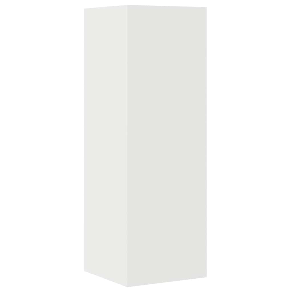 4 Piece TV Cabinet Set White Engineered Wood