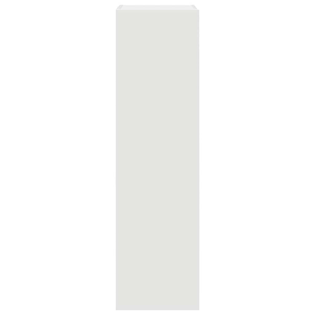 4 Piece TV Cabinet Set White Engineered Wood