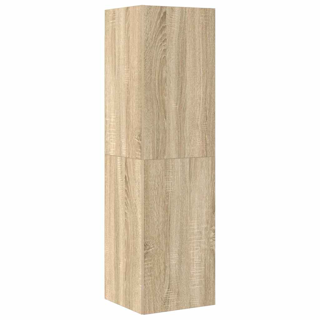 4 Piece TV Cabinet Set Sonoma Oak Engineered Wood