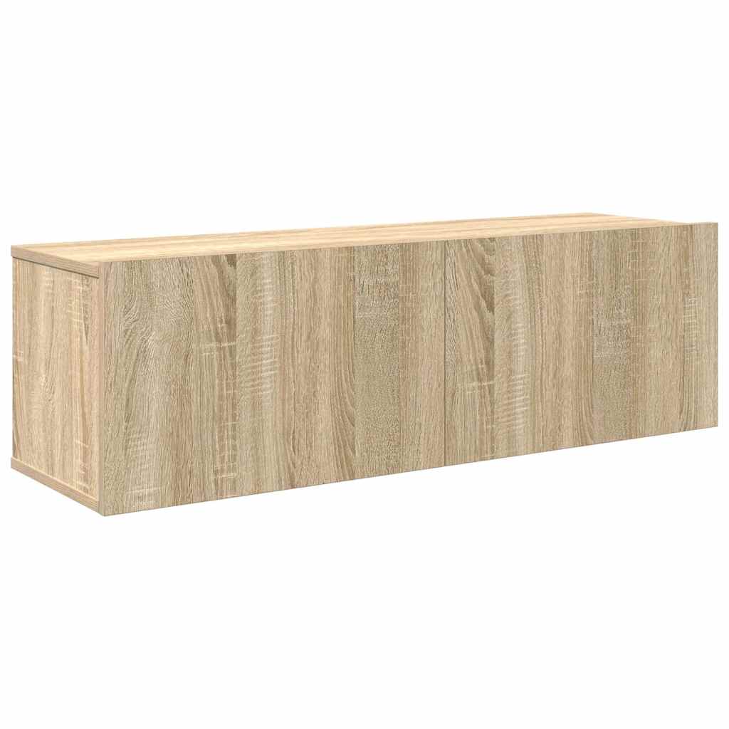 4 Piece TV Cabinet Set Sonoma Oak Engineered Wood