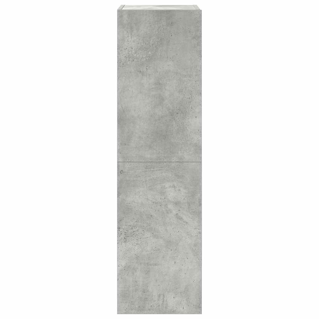 4 Piece TV Cabinet Set Concrete Grey Engineered Wood