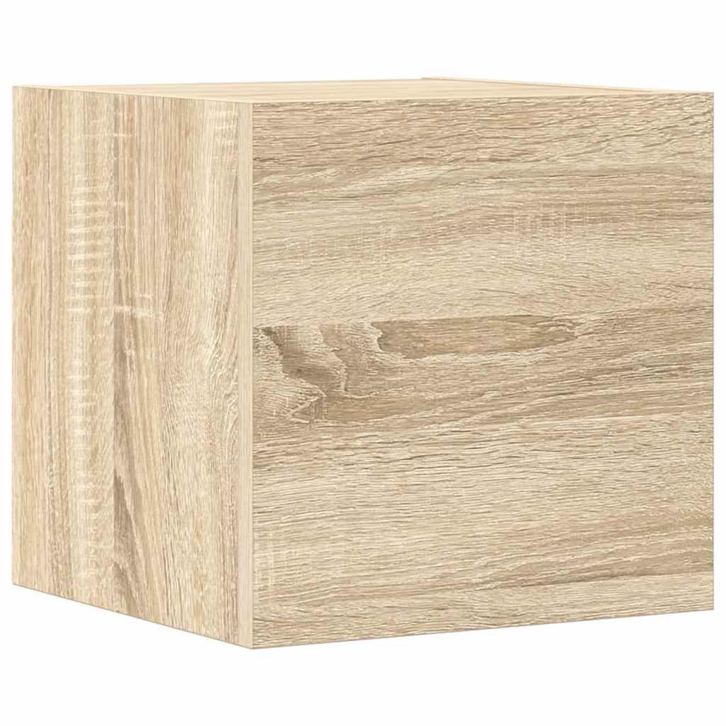 4 Piece TV Cabinet Set Sonoma Oak Engineered Wood