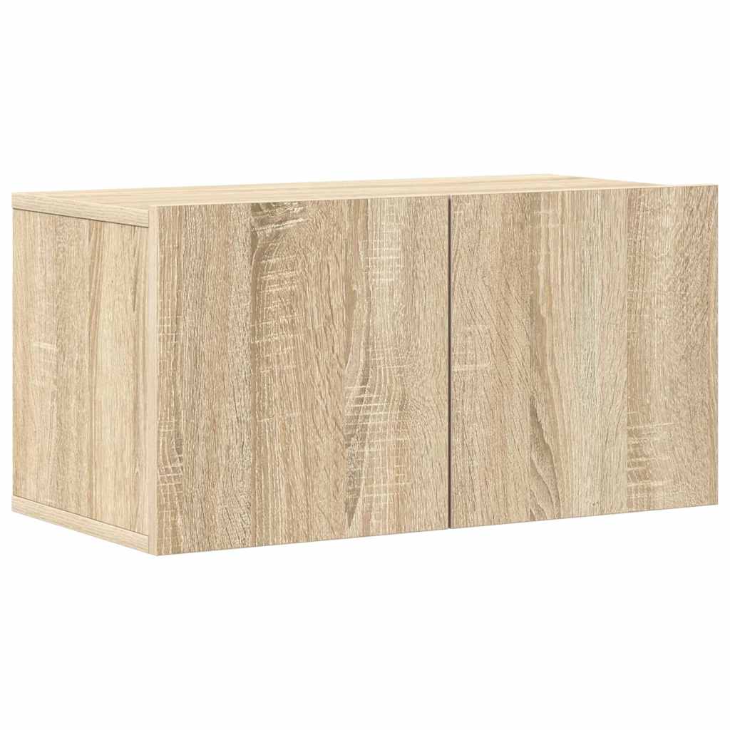 4 Piece TV Cabinet Set Sonoma Oak Engineered Wood