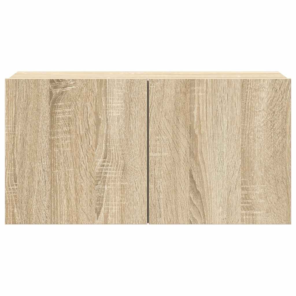 4 Piece TV Cabinet Set Sonoma Oak Engineered Wood