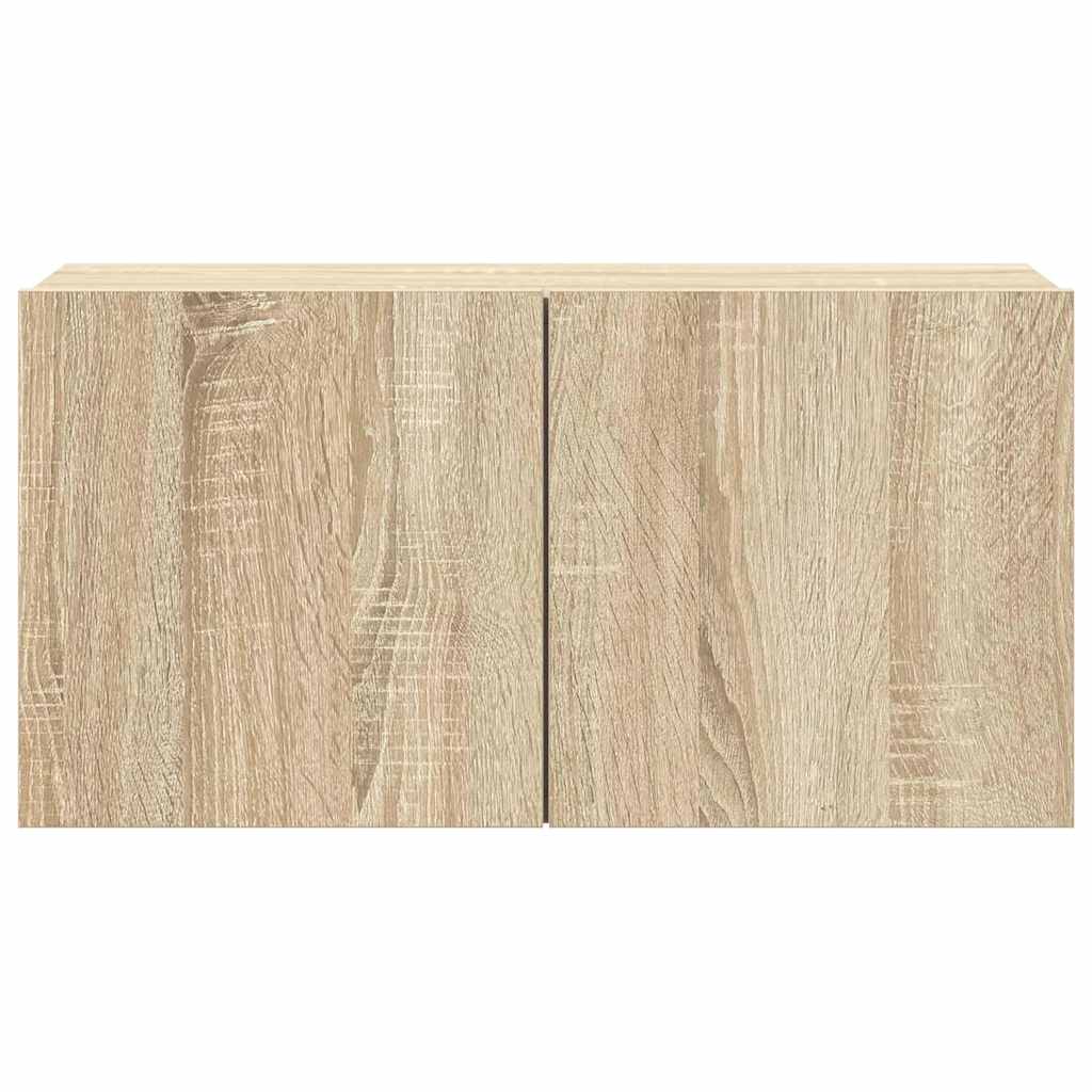 4 Piece TV Cabinet Set Sonoma Oak Engineered Wood