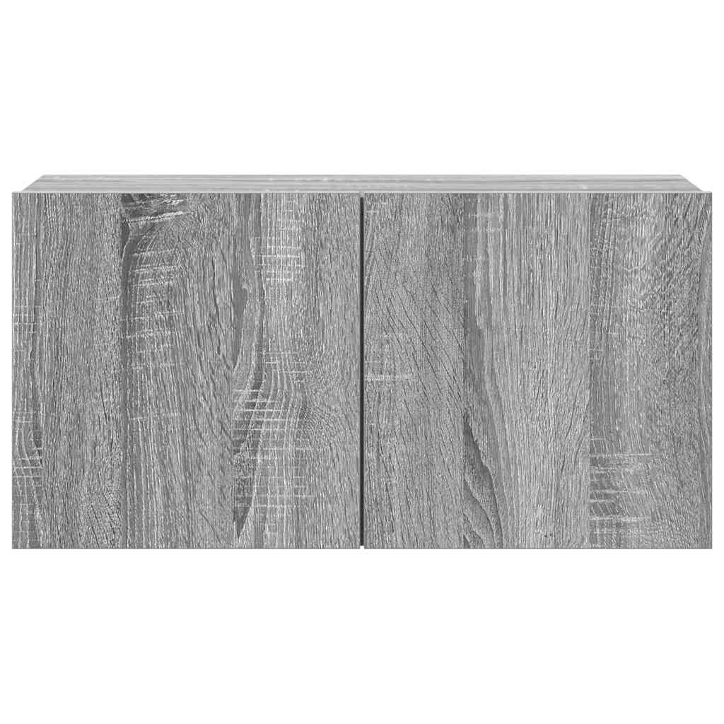 4 Piece TV Cabinet Set Grey Sonoma Engineered Wood