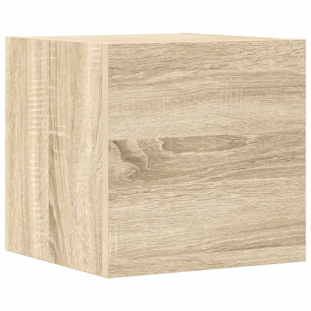 4 Piece TV Cabinet Set Sonoma Oak Engineered Wood