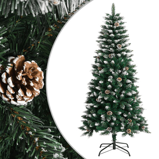 vidaXL Artificial Christmas Tree with Stand Green 120 cm PVC