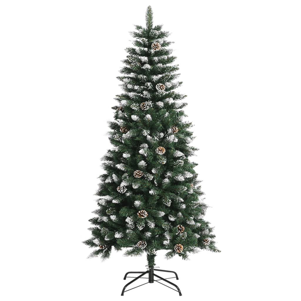 vidaXL Artificial Christmas Tree with Stand Green 120 cm PVC