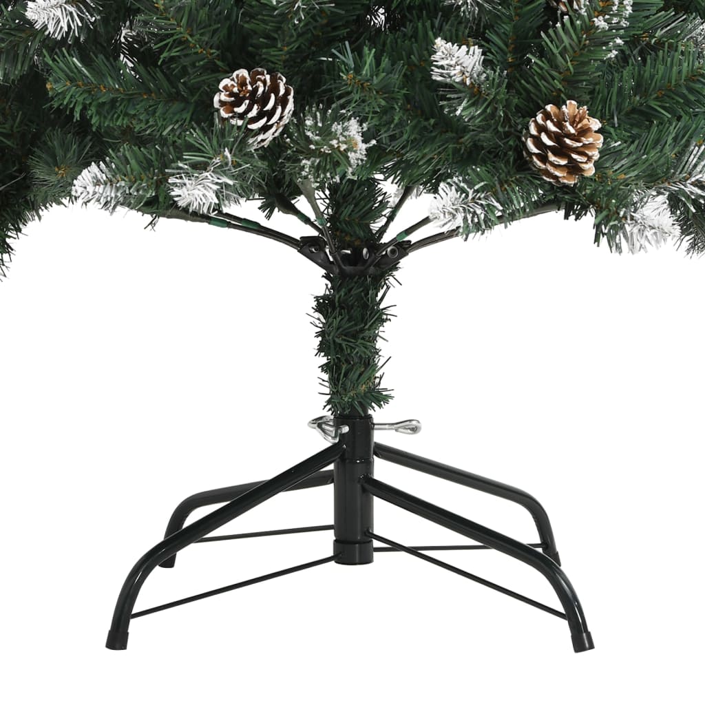 vidaXL Artificial Christmas Tree with Stand Green 120 cm PVC