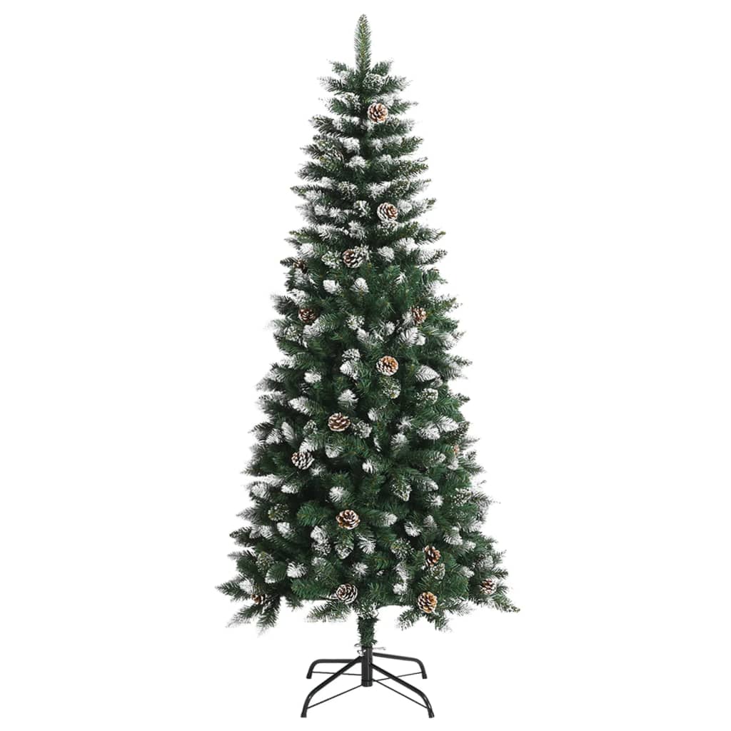 vidaXL Artificial Christmas Tree with Stand Green 150 cm PVC