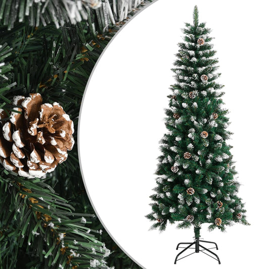 vidaXL Artificial Christmas Tree with Stand Green 180 cm PVC