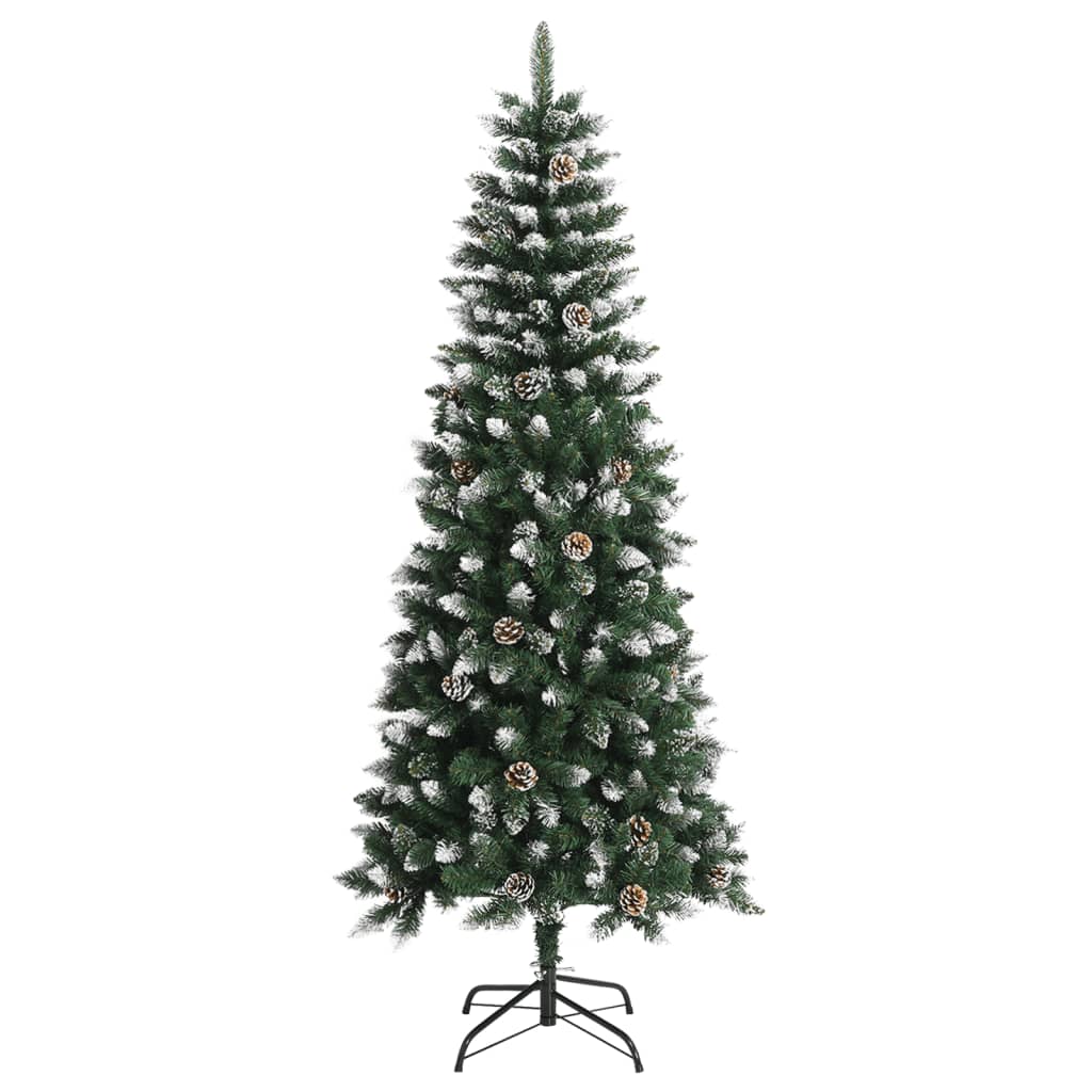 vidaXL Artificial Christmas Tree with Stand Green 180 cm PVC