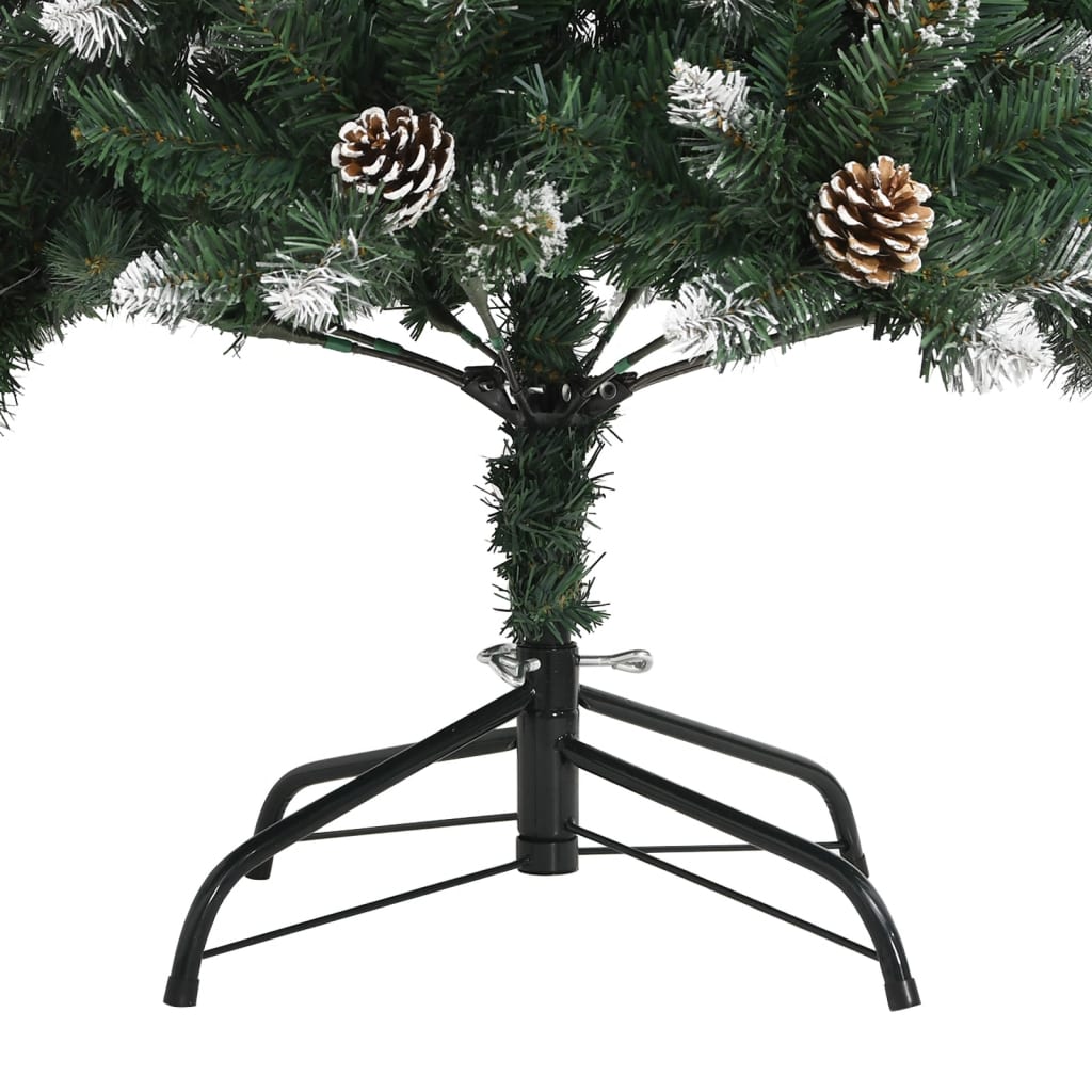 vidaXL Artificial Christmas Tree with Stand Green 180 cm PVC