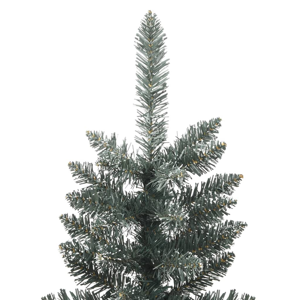 vidaXL Artificial Slim Christmas Tree with Stand Green 120 cm PVC