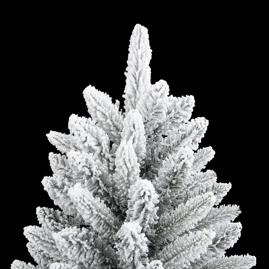 vidaXL Artificial Christmas Tree with Flocked Snow 180 cm PVC&PE