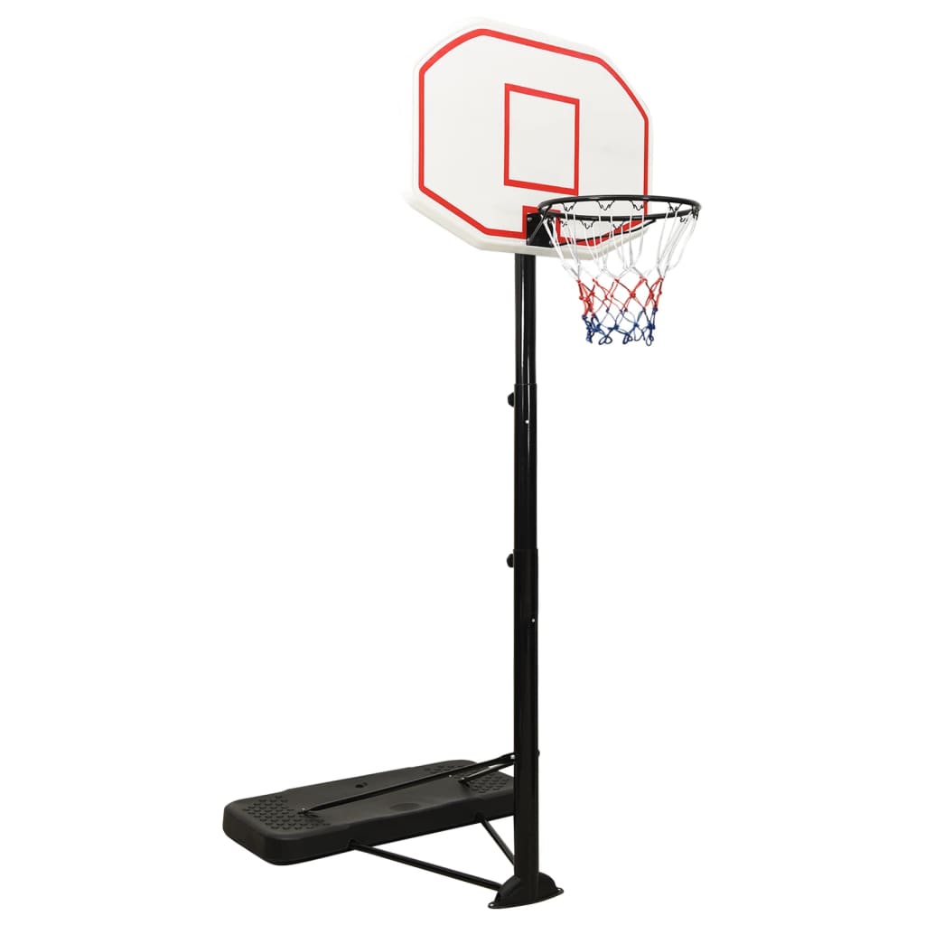 vidaXL Basketball Stand White 258-363 cm Polyethene