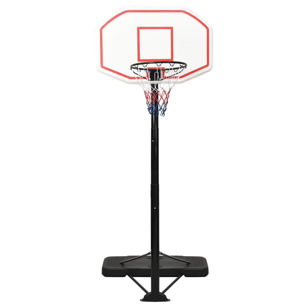 vidaXL Basketball Stand White 258-363 cm Polyethene