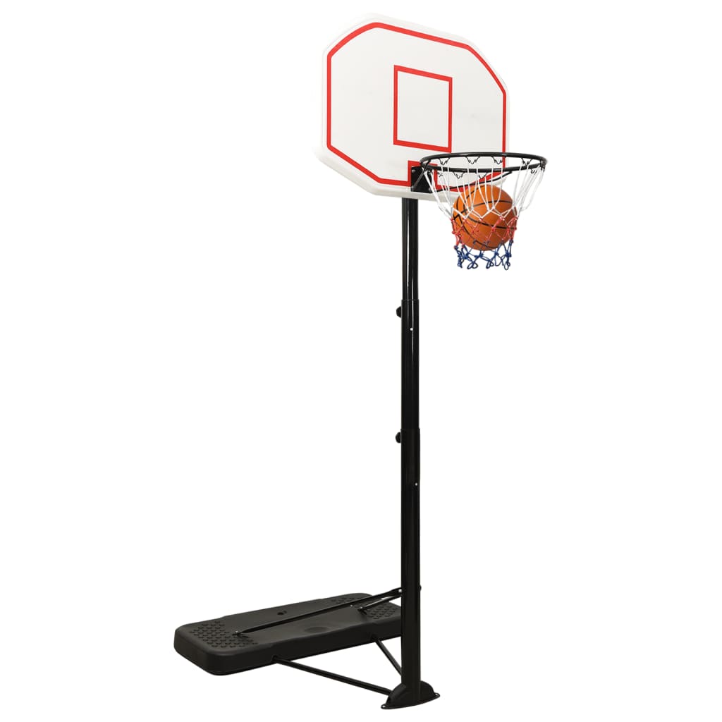 vidaXL Basketball Stand White 258-363 cm Polyethene