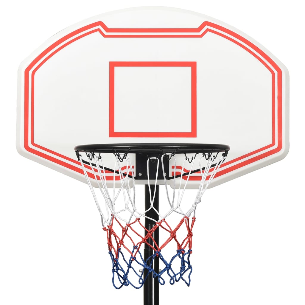 vidaXL Basketball Stand White 237-307 cm Polyethene