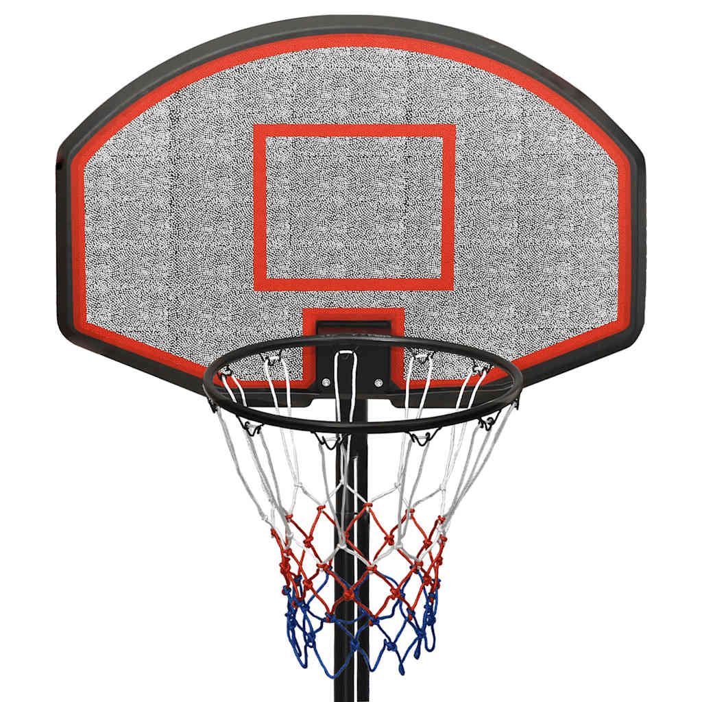 vidaXL Basketball Stand Black 237-307 cm Polyethene