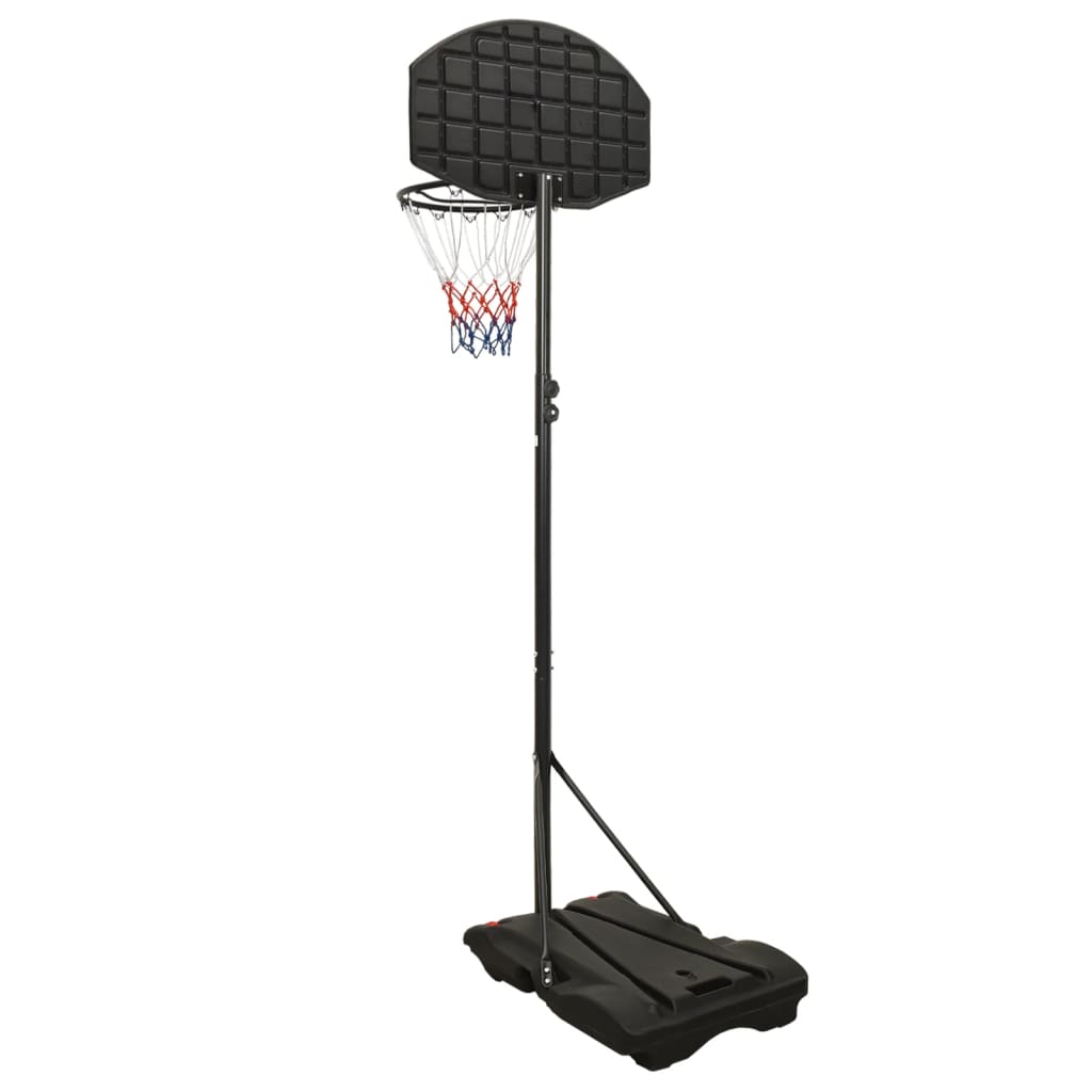 vidaXL Basketball Stand Black 216-250 cm Polyethene