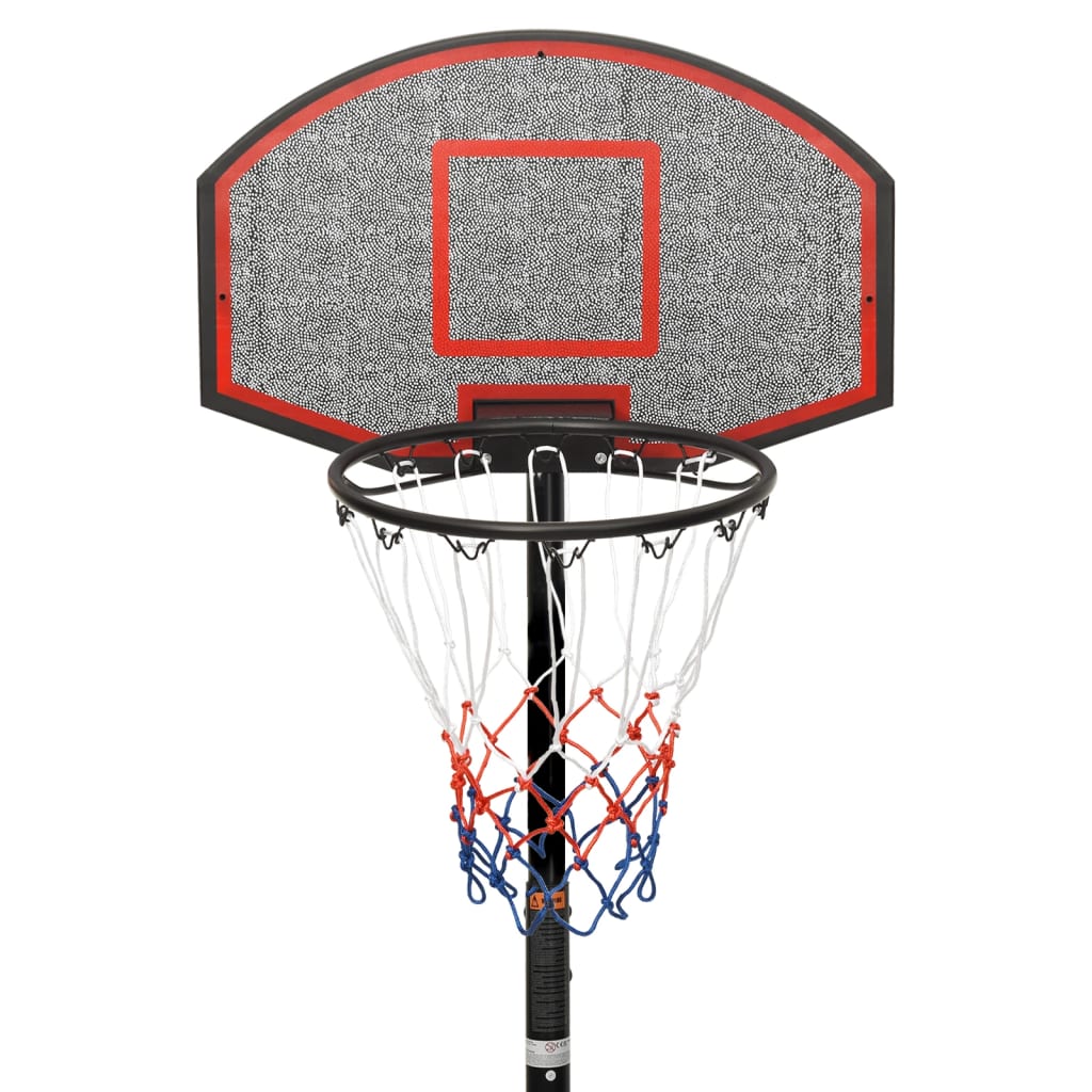 vidaXL Basketball Stand Black 216-250 cm Polyethene