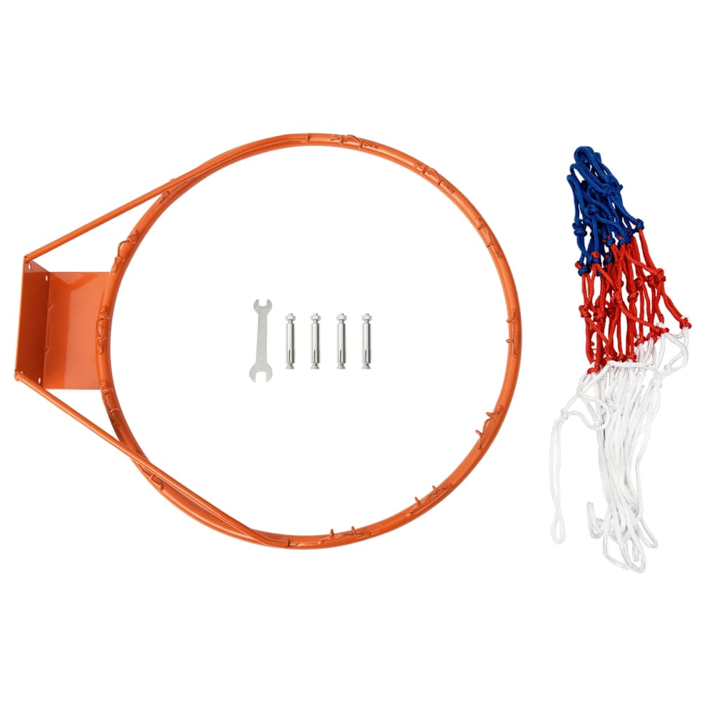 vidaXL Basketball Ring Orange 39 cm Steel