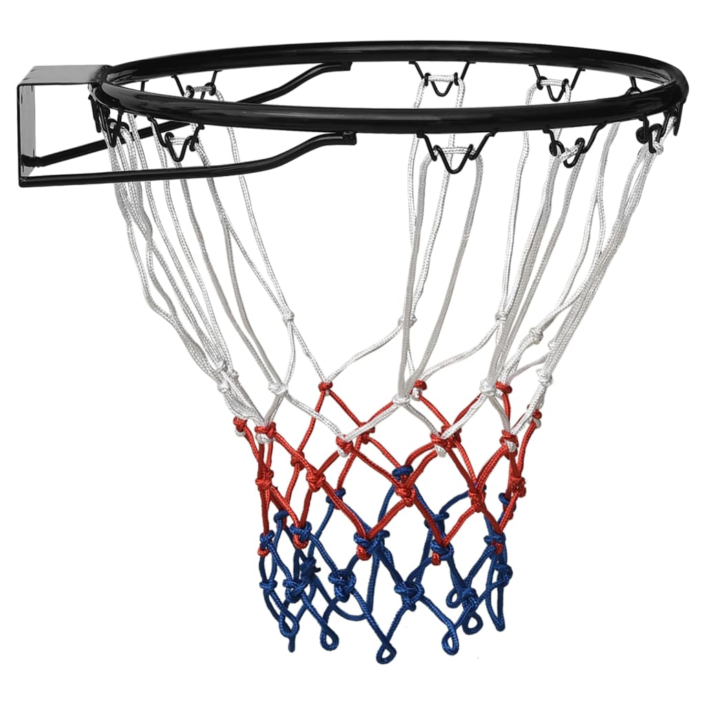 vidaXL Basketball Ring Black 39 cm Steel